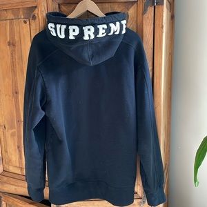 Supreme black hoodie